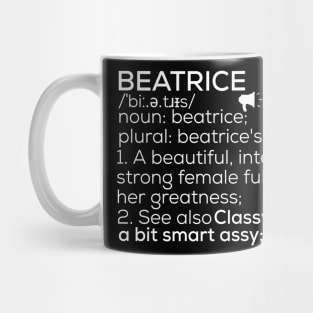 Beatrice Name Beatrice Definition Beatrice Female Name Beatrice Meaning Mug